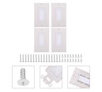 4pcs Placca da parete a spazzola per bande singola per cavo coassiale per