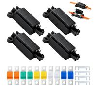 4PCS Plastica Nera per Portafusibili per for midi 32V 20A-200A Valutazione per