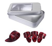 4pcs Pollice E Dito Raccolgono Le Dita Delle Dita Delle Dita Maniche A Punta Punta Accessori Per Chitarra Piatti Per Chitarra