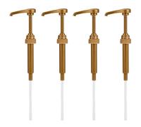 4pcs Pompe bottiglia di sciroppo per distributore di pompe per distributore di