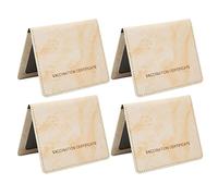 4pcs Porta Biglietti da Visita, Porta Biglietti da Visita Colore Puro Compatto Fibbia Magnetica Portatile per Esterno, ID Caso Colore Puro Fibbia Magnetica Design Portatile PU Pelle Portafoglio,