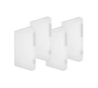 4pcs Portable A5 File Project Case Plastic Files Storage Box Scrapbook Paper Files Storage Box