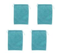 4pcs Portable Fishing Reel Protector Bag Flanella Borse di immagazzinaggio per attrezzature Protezioni Multiplo Borsa per mulinello da pesca Copertura protettiva Multifunzionale Organizzatori di pesca