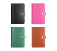 4PCS Portasoldi Dimensioni compatte con slot trasparenti per un facile accesso Risparmio Sfida Raccoglitore alla moda Collezionista di denaro, Colore scuro.