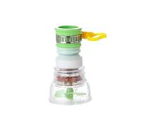 4pcs Practical New Flexible Faucet Extender Water Saving Filter Accessories Kitchen Degree Rotating Bathroom Adjustable Per Cucina(Green)