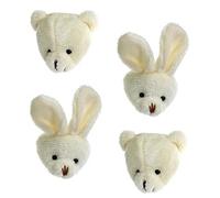 4pcs Pride Decorating Plush Corsages Charming Breastpin Women Bag Pin Pendants Comfortable Stylish for Easter Special Occasions