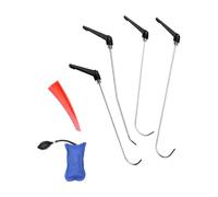 4Pcs Professionale Auto Denting Maniglia Rotabile Gancio Porta Interlayer Riparazione Auto Body Puller Rotante Maniglia Indentation