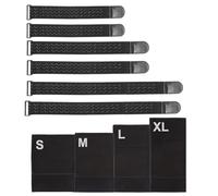 4PCS Protezione per Telaio della Bicicletta, Upbeat Cinghie Elastiche con Antiscivolo 3 Misure (60/45/30cm x 5cm), Cinturini con Chiusure a Strappo, Portabiciclette per Il Trasporto in Neoprene