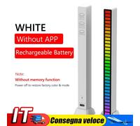 4Pcs Rechargeable RGB Activated Music Rhythm Lamp Bar Sound Control IT