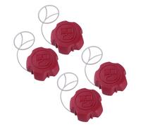4pcs Red Fuel Gas Tank Cap Fit For Scheppach MP 99-42 Lawn Mower With T375 T475