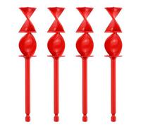 4Pcs Resine Epossidiche Miscelatori Helix Vernice Agitazione Asta Trapano Attacco Resine Miscelatori Mescolatore Paddle Drill Miscelazione Elettrica