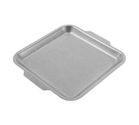 4Pcs Reusable Metal Square Grill Plates for Buffet Serving and Outdoor Barbecue