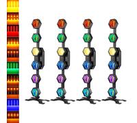 4PCS RGB COB LED Par Light 6x50W Lineare Vintage Light Retro Flash Light Luci ad effetto scenico Proiettore per concerti Party Theater