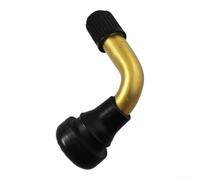 4PCS Rubber Angle Valve 90 Degree Tubeless Tire(4PCS PVR50) | 90-degree bent design, per easy pump access, tight seal, rubber aluminum build, 4-pack set
