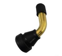 4PCS Rubber Angle Valve 90 Degree Tubeless Tire(4PCS PVR60) | 90-degree bent design, per easy pump access, tight seal, rubber aluminum build, 4-pack set