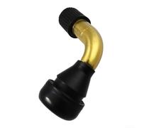 4PCS Rubber Angle Valve Stem 90 Degree Tubeless(4PCS PVR40) | 90 degree bend, per easy pump access, rubber base, aluminum core, fits disc wheels