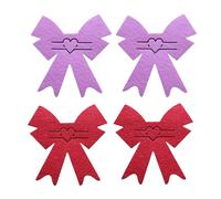 4PCS San Valentino Bow Knot Cutter e Forchetta Bag Stoviglie Tasca Decorativa Posate Borsa Porta Posate Porta Posate Borsa