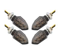 4PCS/set Mini Motorcycle Smoke Lens Turn Signal Light Amber Blinker Indicator Lamp Motorcycle,Indicatore