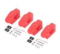 4PCS Shovel Holder, Rubber Shovel Holder Mount with 5 Gears Adjustable Clamp - Ideal for Off Road Vehicles, UTVs, ATVs, Emergency Vehicles, Work Trucks, and Marine Use