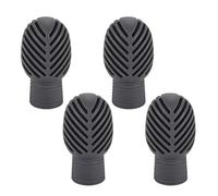 4Pcs Silicone Bacchette Punta Bacchette Dampeners Pratica Percussione Suggerimento Strumenti Musicali Accessori Facile da Usare