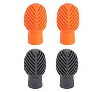 4Pcs Silicone Bacchette Punta Bacchette Dampeners Pratica Percussione Suggerimento Strumenti Musicali Accessori Facile da Usare