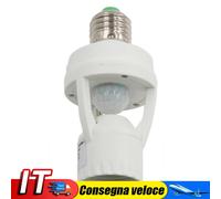 4pcs Socket E27 Converter 110-240V Lamp Base with PIR Motion Sensor Bulb IT