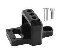 4pcs Sollenoid Valve Mount Forta staffa CNC Alluminio Nero 6061 T6 3 Valvola per solenoide Controller Boost Porta per MAC AEM o Unbranded