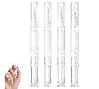 4PCS Soothing Cuticle Oil Pens for Nail Care, 5 Scents Nail Nutrient Oil, Moisturizing Cuticle Softener to Strengthen Dry & Damaged Nails, Nail Growth Brightener (Jasmine)