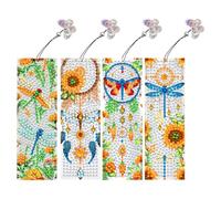 4pcs Special Shape Dream Catcher Bookmark Art Projects (SQ011)