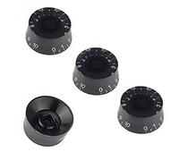 4pcs Speed Control Knobs Black for Gibson Les Paul Replacement Electric Guitar Parts