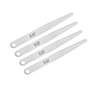 4pcs spessimetro di spessore metrico 0,07 mm strumento di misurazione in acciaio inossidabile for larghezza spazio for progettisti ingegneri e meccanici