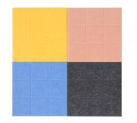 4pcs Square Felt Bulletin Pin Board Board Board per la scuola di casa