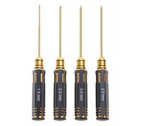 4pcs Steel Hexagon Screwdriver Set Maintenance Tool Bulk for W/ 1.5/2/2.5/3mm Head Remote Control Model