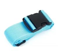 4Pcs Straight Shaped Luggage Straps For Suitcase, Polyester Belt With Adjustable Release Buckle Travel Accessory Per Bagagli(Sky blue)