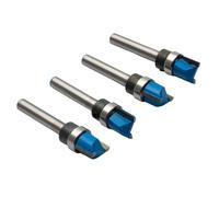 4pcs Strumenti 0.6cm CNC Spoilboard Affioramento Punta Del Router - Fondo