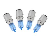 4pcs Super White Car Motorcycle Halogen Light Bulb 12V 35/35W BA20D