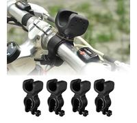 4pcs Supporto per Canna per Deambulatore, Supporto Per Stampella Per Sedia a Rotelle, Porta Bastoncini da Passeggio per Sedia a Rotelle con Rotazione di 360 Gradi Stabile per Scooter Elettrici