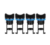 4pcs Tappo di scarico in canoa - Sostituzione del tappo di scarico della canoa, Kit di candela di scarico in canoa, Set di ricambio per sblocco di scarico kayak da 4 a 19 mm foro di scarico F