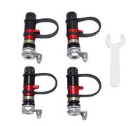 4Pcs Tire Deflator Kit Aluminum Alloy Car Tire Pressure Relief Valve Supports Adding Tire Pressure Sensor