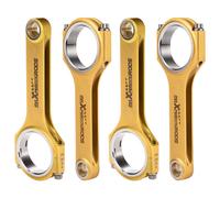 4pcs Titanized 4340 H Beam Bielle ConRod Rods for VW 1.9 TDI PD130 PD150 144mm