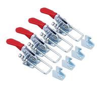 4PCS Toggle Morsetto a Levetta in Metallo Morsetto a Leva Orizzontale a Sgancio Rapido 163 kg Attrezzo Manuale Toggle Clamp Attrezzo a Levetta per Attrezzi Pesanti GH-40323
