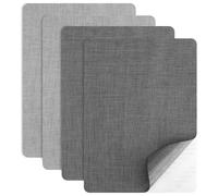 4pcs toppe di riparazione in tessuto autoadesive, 20x28cm toppe autoadesive