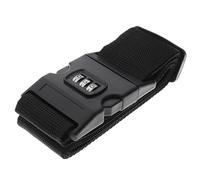 4Pcs Travel Luggage Suitcase Secure Lock Nylon Packing Strap Belt Per Bagagli(Black)