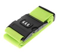 4Pcs Travel Luggage Suitcase Secure Lock Nylon Packing Strap Belt Per Bagagli(Green)