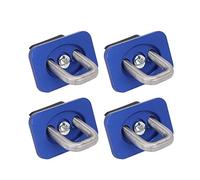 4Pcs Truck Bed Tie Down Anchors, Truck Bed Cargo Hooks, 1000 LBS Bearing Stainless Steel Replacement For Silverado 2007 To 2021 (Blue)
