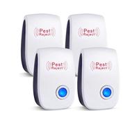 4PCS Ultrasonic Pest Repeller Indoor Insect Repellent Mice, Rats, Mosquitoes, Cockroaches, Spiders