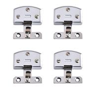 4pcs Vetro Cerniera Regolabile Morsetto da Incasso Porta Bagno Doccia Armadietto