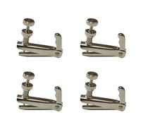 4Pcs Violino Fine Tuners Violino Finger Guide Accordatori Fine Tuner Full Size Standard 4/4-3/4 Size Adjuster Parts String Adjusters