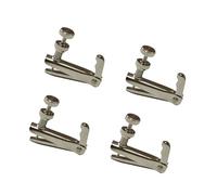 4Pcs Violino Fine Tuners Violino Finger Guide Fine Tuners Full Size Violino Tuner Standard 4/4-3/4 Dimensioni Regolatore Parti Violino Finger Guide Fine Tuners