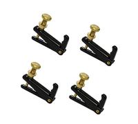 4Pcs Violino Fine Tuners Violino Finger Guide Fine Tuners Full Size Violino Tuner Standard 4/4-3/4 Dimensioni Regolatore Parti